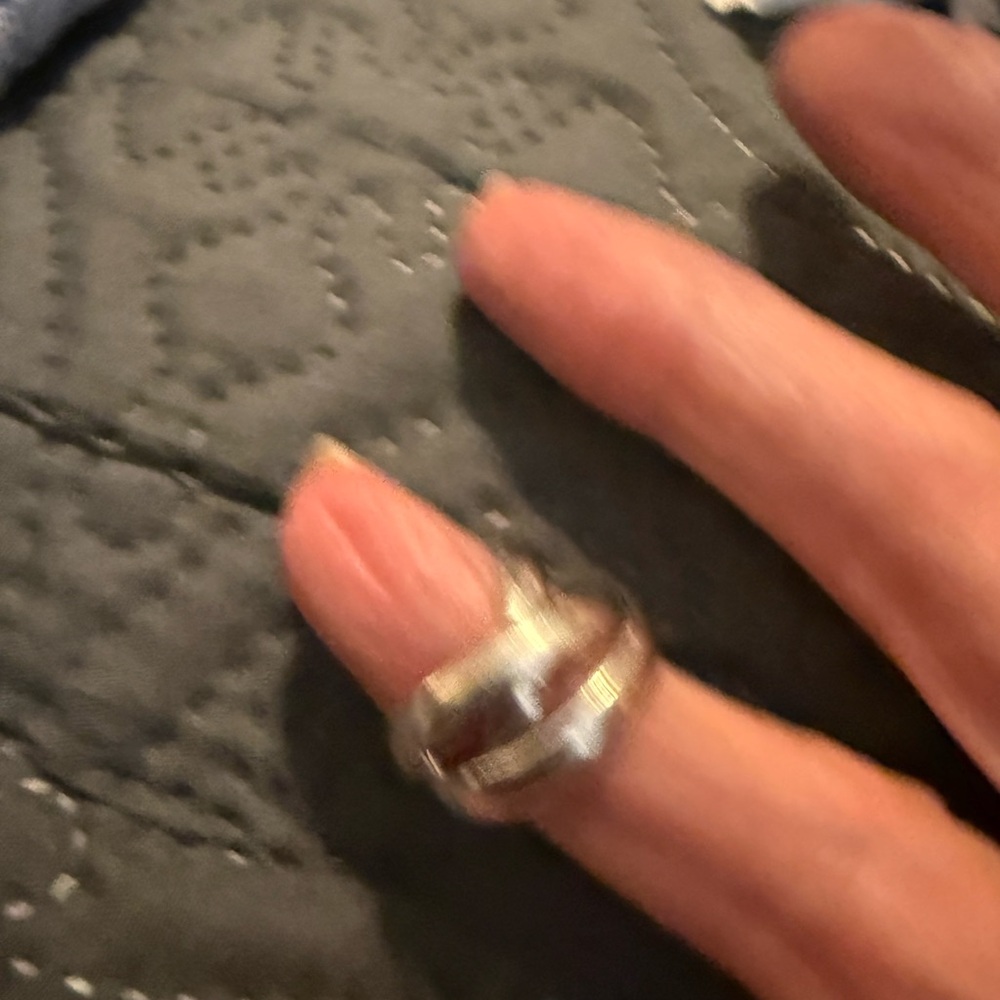 Sterling Silver Interlocking Rings - image 2